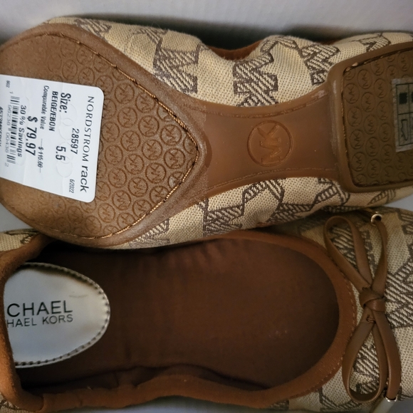 Michael Kors MK City Ballet Flats. Size 5 1/2. Brand New in Box. - Picture 2 of 6